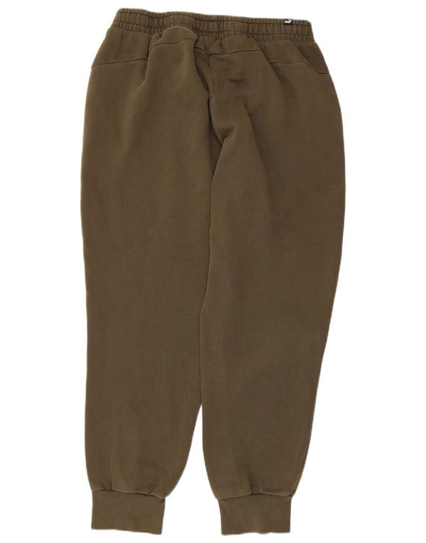 Calça esportiva masculina Puma Joggers grande algodão cáqui