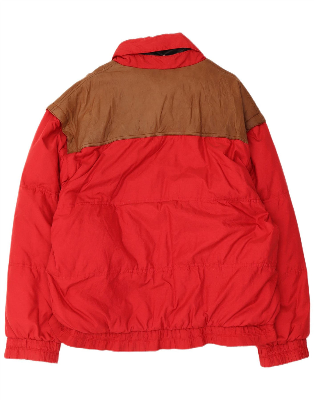 Jaqueta acolchoada masculina Daniel Hechter IT 52 XL vermelho colorblock poliamida