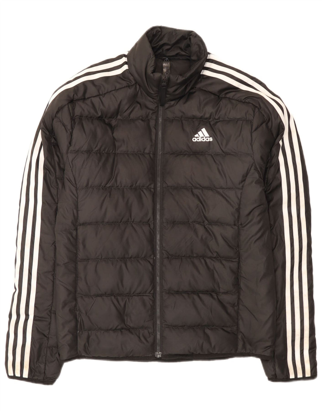 Adidas Mens Jaqueta Acolchoada UK 36 Pequeno Poliéster Preto