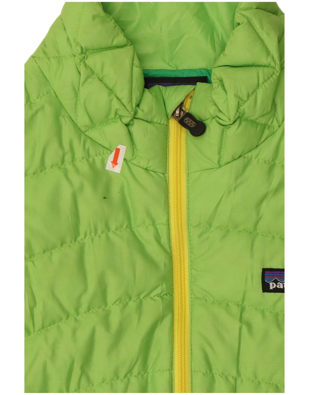 Colete acolchoado feminino Patagonia UK 10 pequeno poliéster verde