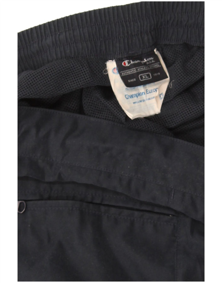 Calça de treino masculina Champion XL azul marinho poliéster