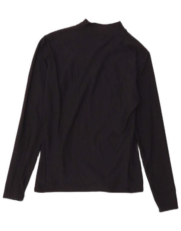 Under Armour Feminino Cold Gear Top Manga Longa Reino Unido 18 XL Preto Nylon