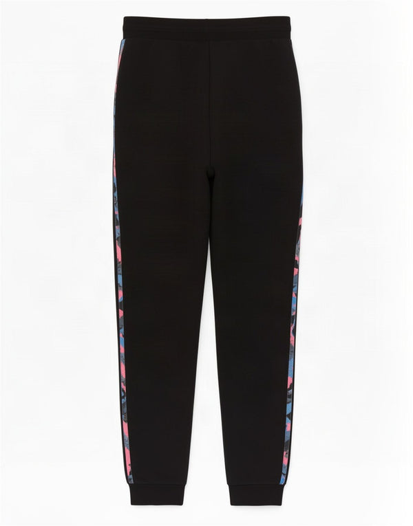 Adidas meninas calças de treino joggers 11-12 anos preto camuflagem algodão