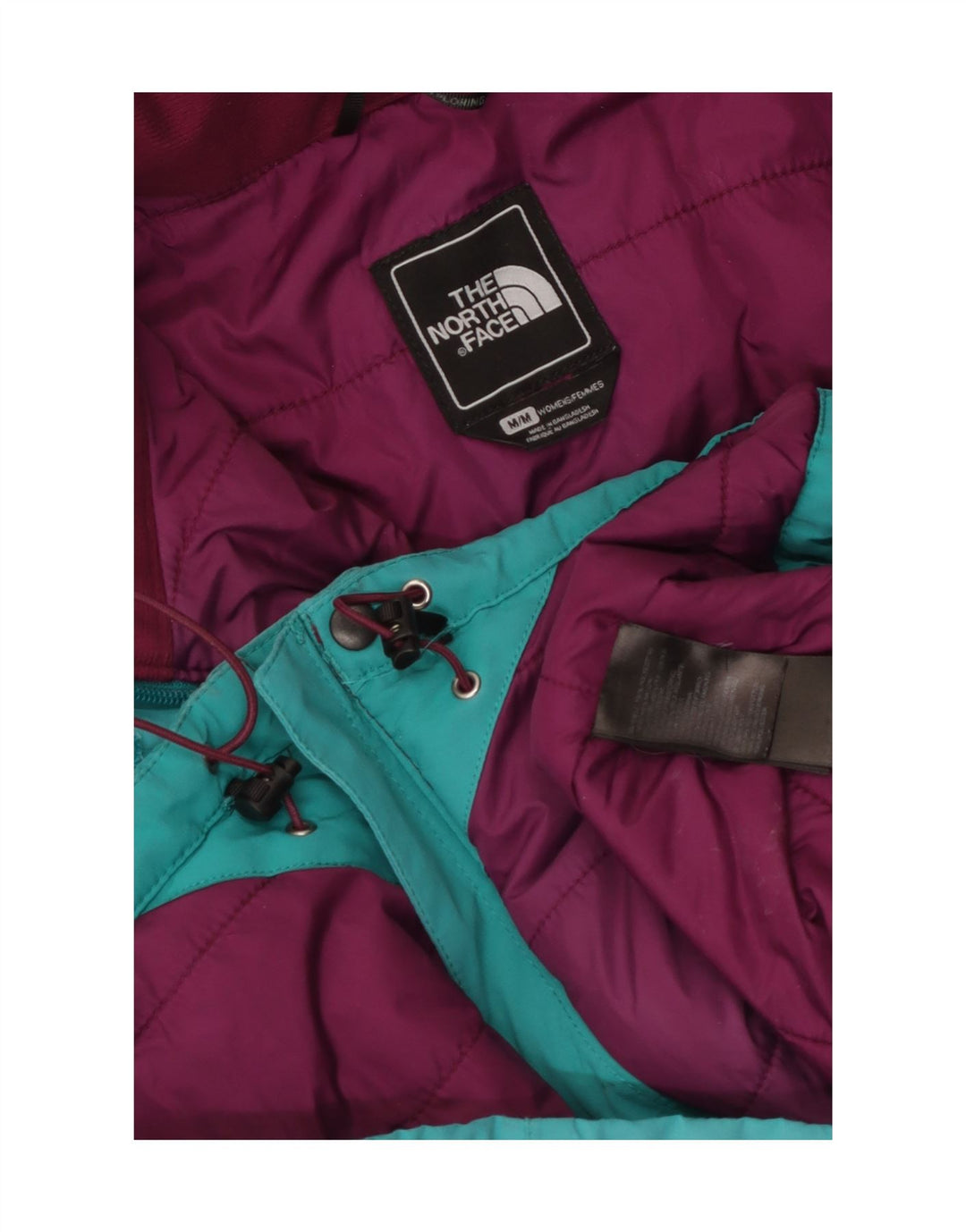 Jaqueta corta-vento feminina The North Face Hyvent UK 14 médio turquesa