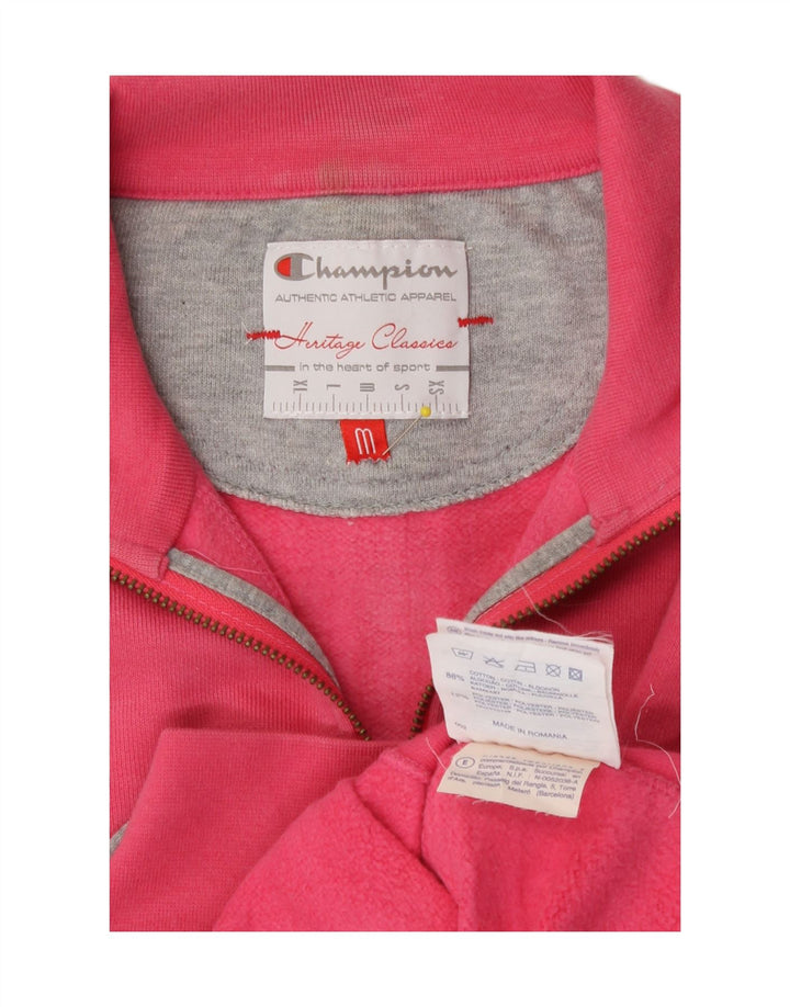 Jaqueta feminina Champion Heritage Classics Tracksuit UK 14 rosa médio