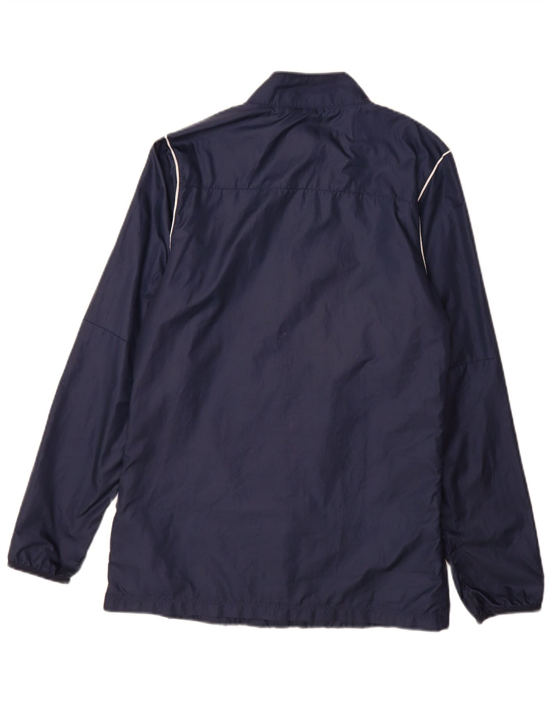 Jaqueta de chuva masculina Nike pequena azul marinho poliéster