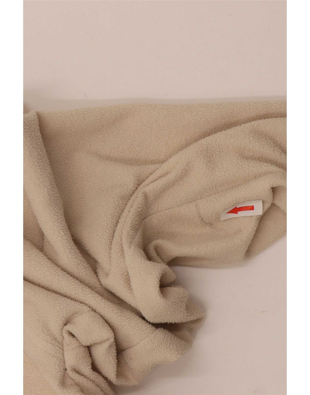 Kappa Mens Zip Neck Fleece Jumper 2XL Poliéster Bege
