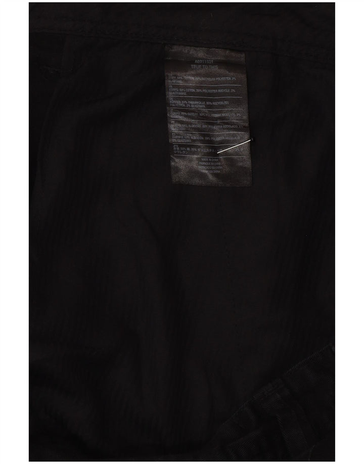 Volcom Mens Chino Shorts W40 XL Algodão Preto