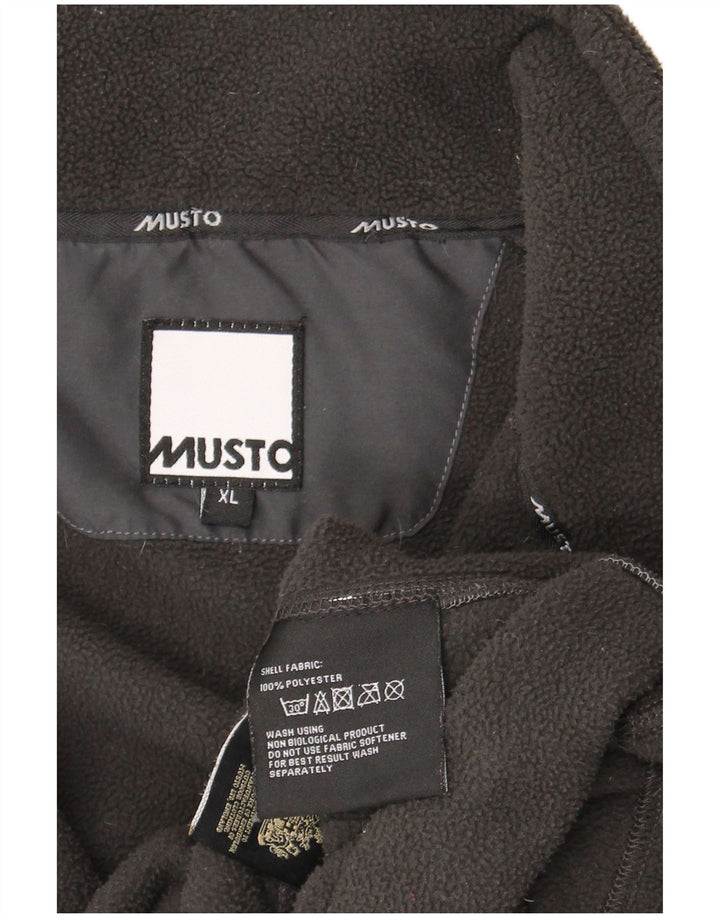 Jaqueta de lã masculina Musto UK 42 XL poliéster cinza