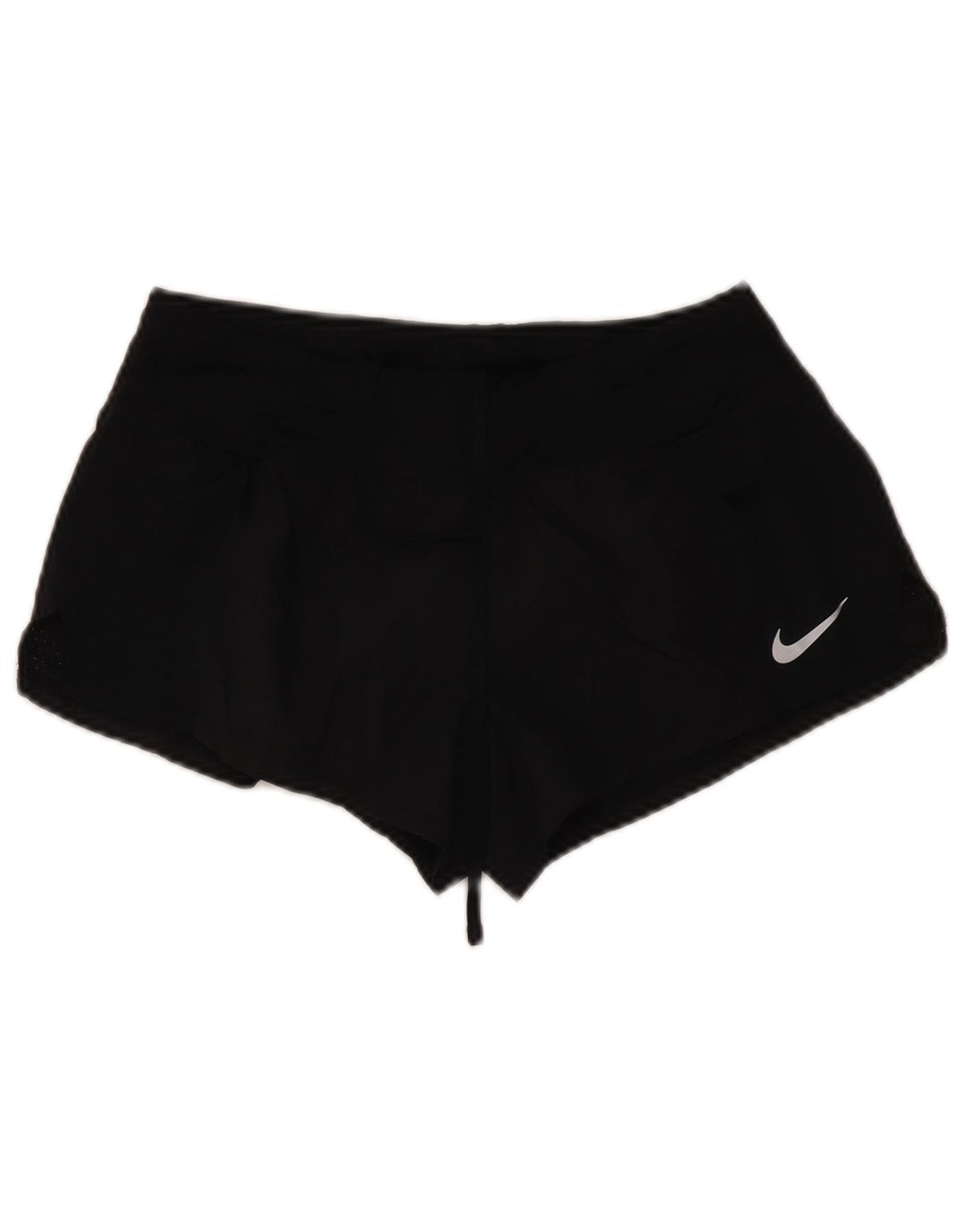 Nike Womens Dri Fit Sport Shorts UK 10 Pequeno Poliéster Preto