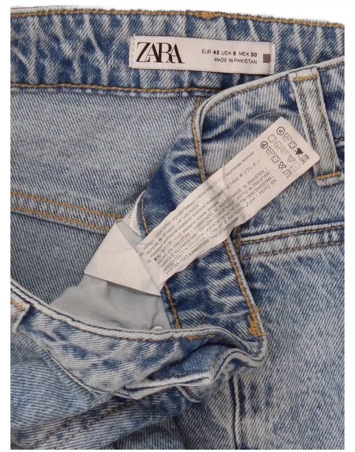 Zara Womens Slim Jeans EU 40 Médio W30 L27 Azul Algodão