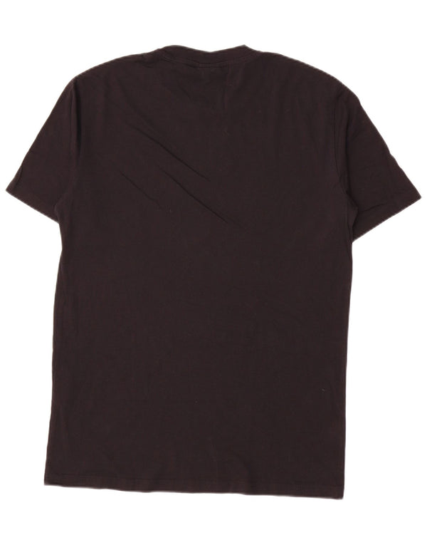 Camiseta masculina Champion pequena de algodão preto
