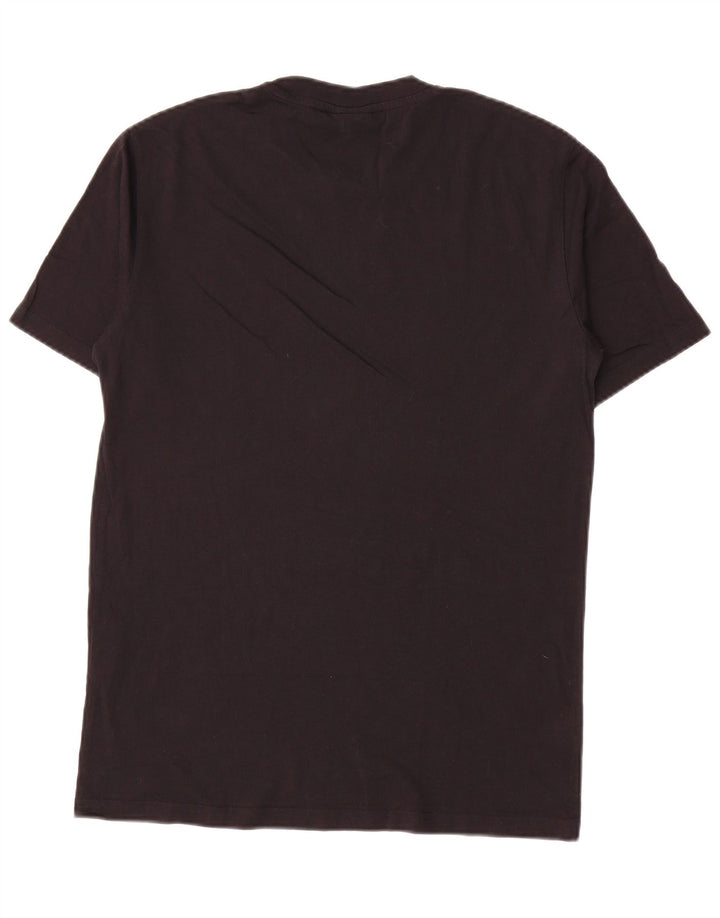 Camiseta masculina Champion pequena de algodão preto
