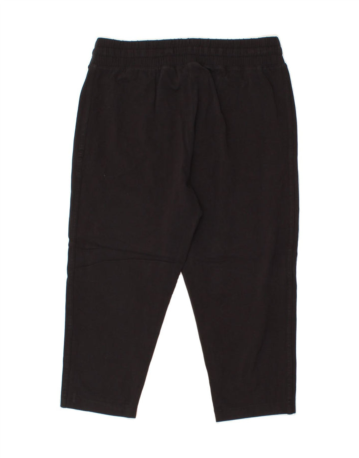 CHAMPION Womens Capri Tracksuit Trousers UK 18 XL Black Cotton Vintage Champion and Second-Hand Champion from Messina Hembry 