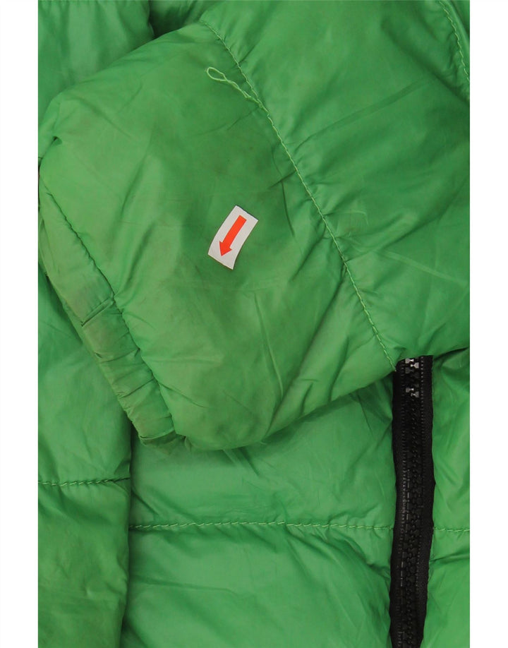 REPLAY Girls Hooded Padded Jacket 11-12 Years Green Polyamide Vintage Replay and Second-Hand Replay from Messina Hembry 