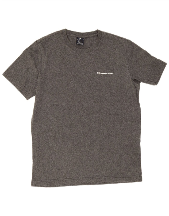 Camiseta masculina Champion grande cinza