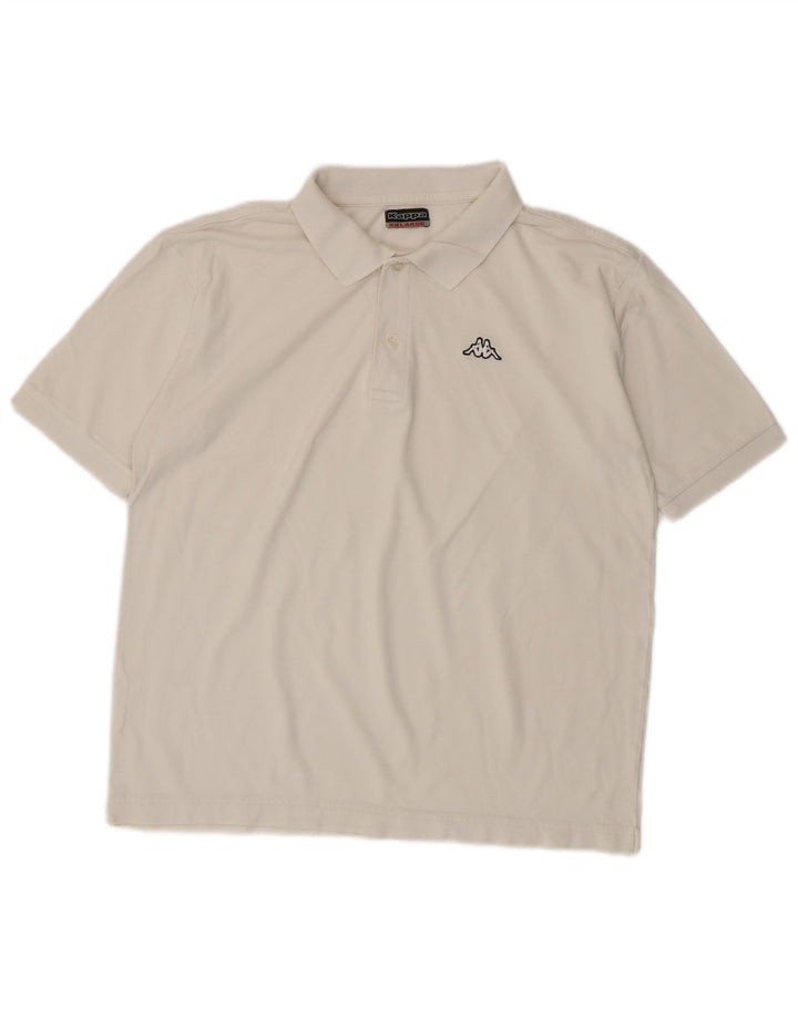 Camisa polo masculina Kappa 2XL branca