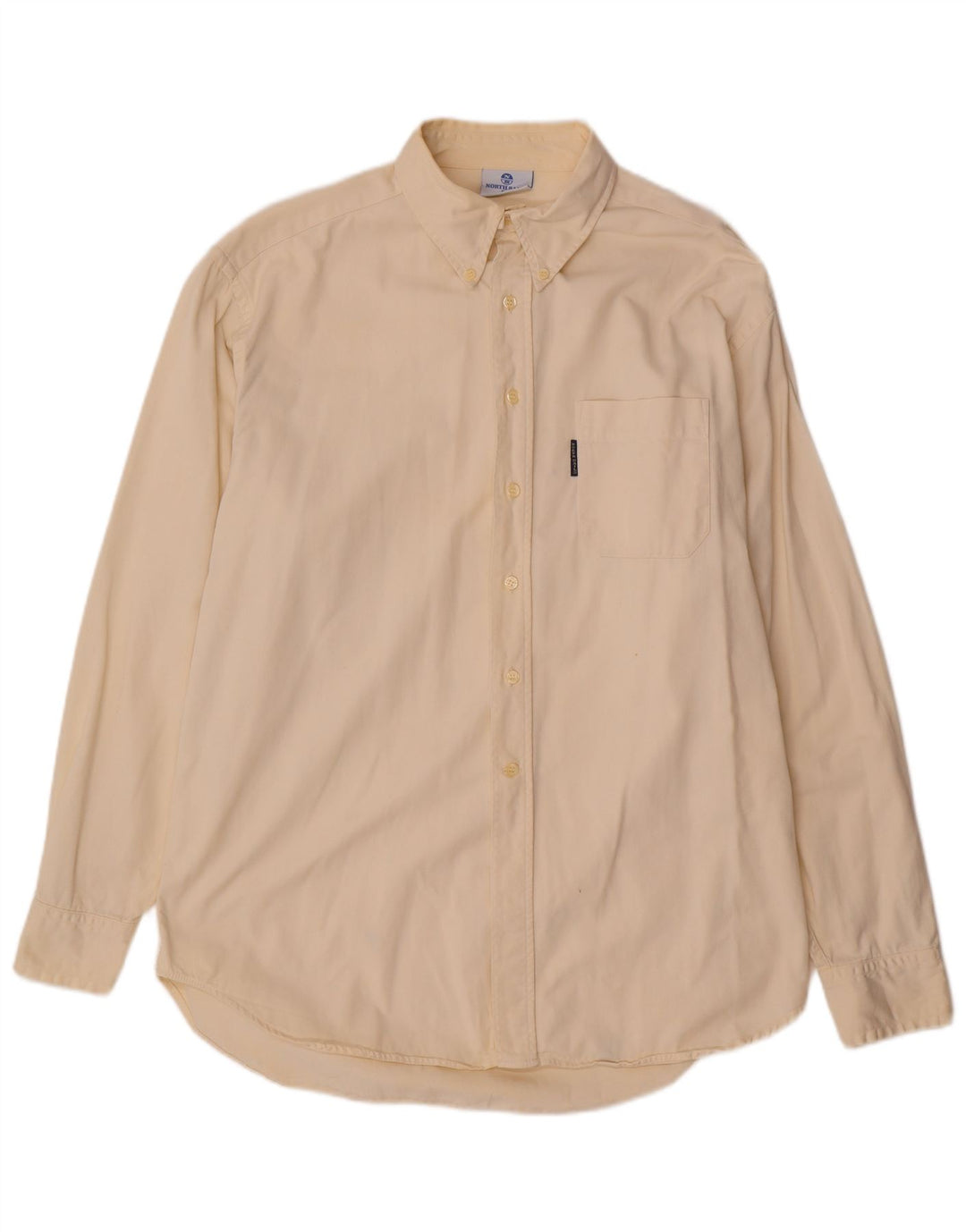 Camisa masculina North Sails grande de algodão branco