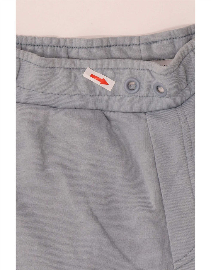 Calça de treino feminina Zara Joggers UK 12 algodão azul médio