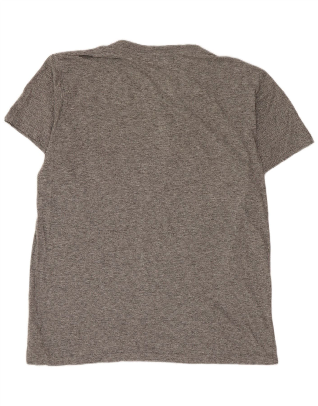 Diesel Camiseta masculina gráfica Top grande algodão cinza