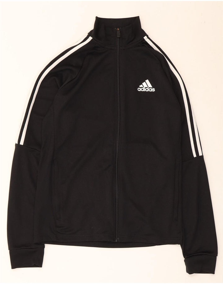 Adidas Mens Aeroready Tracksuit Top Jacket UK 38/40 Médio Preto Poliéster