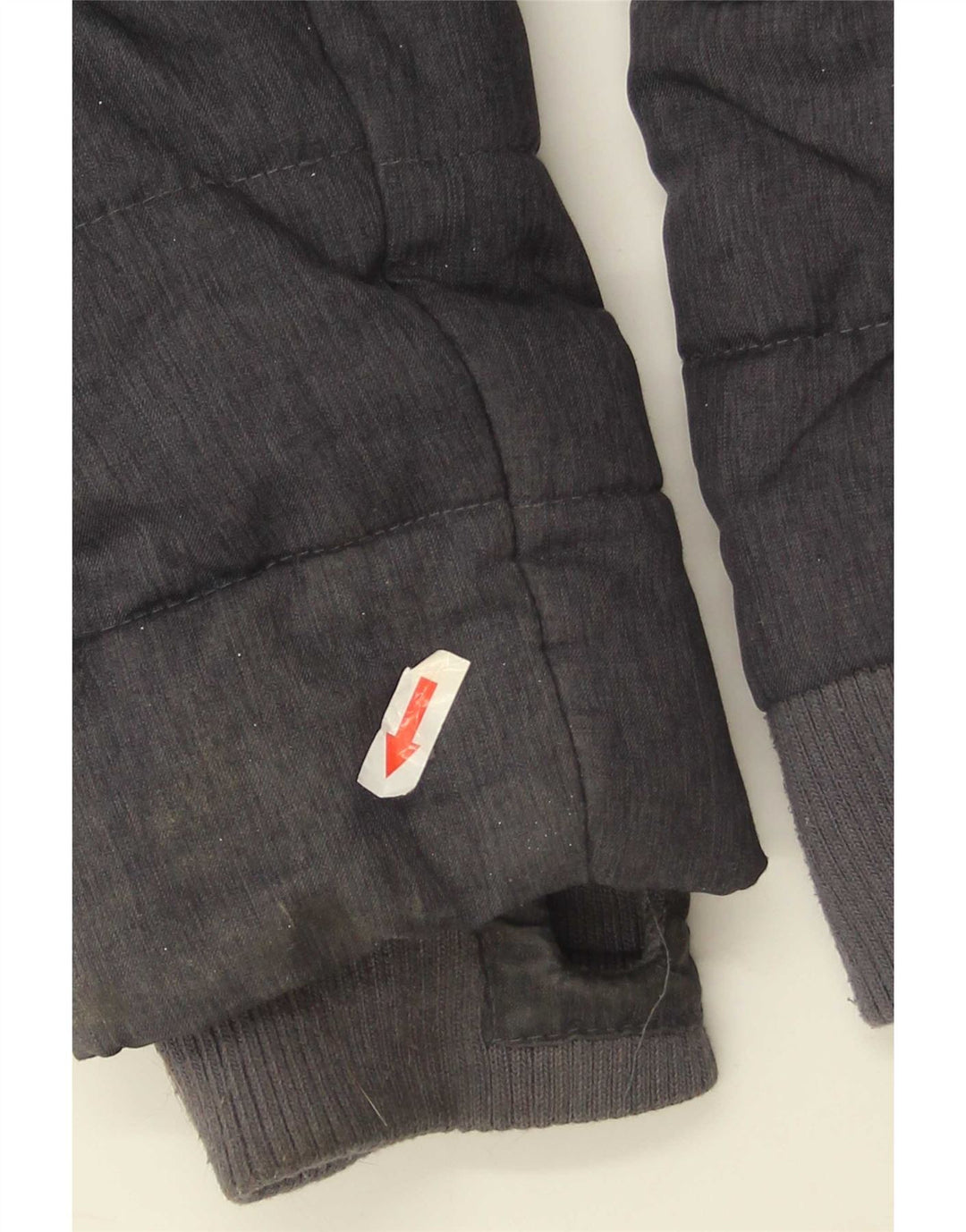 Jaqueta acolchoada com capuz feminina Superdry UK 12 poliéster azul marinho médio