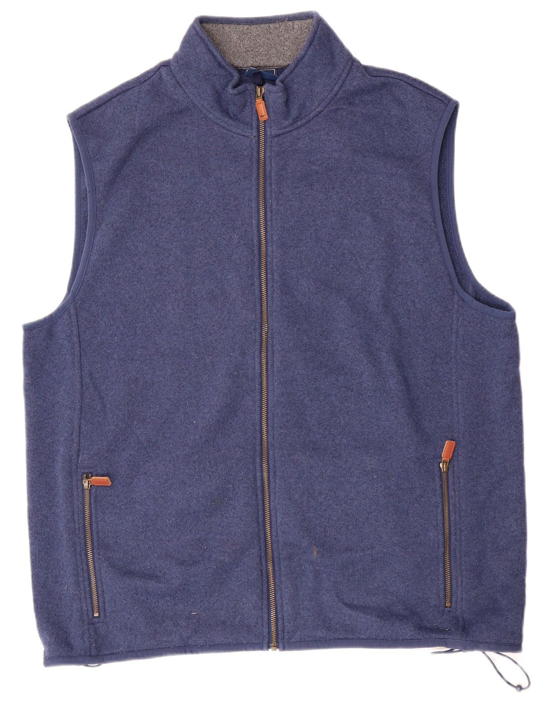 Jaqueta masculina sem mangas Vineyard Vines XL azul manchada formal