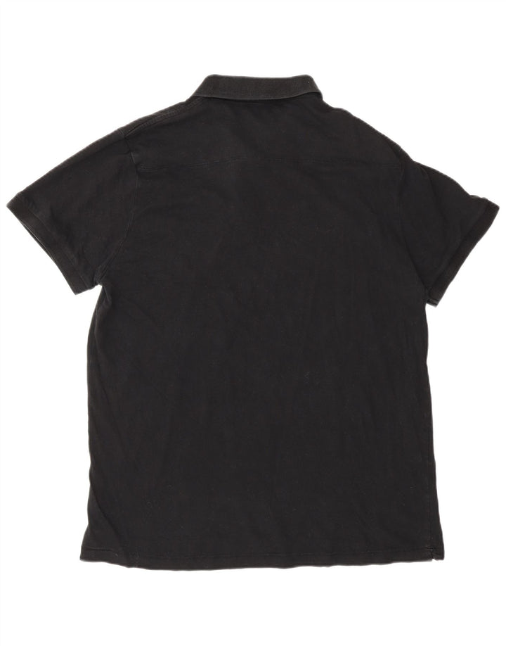 Camisa polo masculina French Connection XL algodão preto