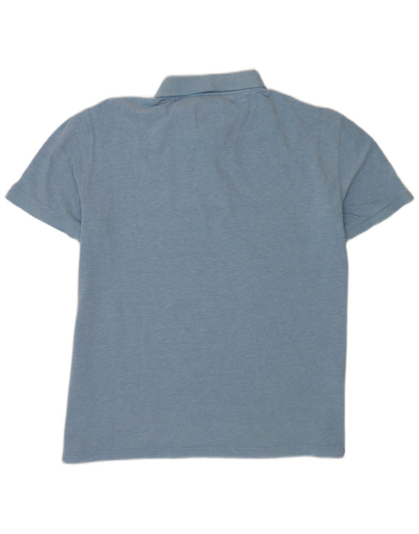Camisa polo masculina Nautica Slim Fit XL azul algodão
