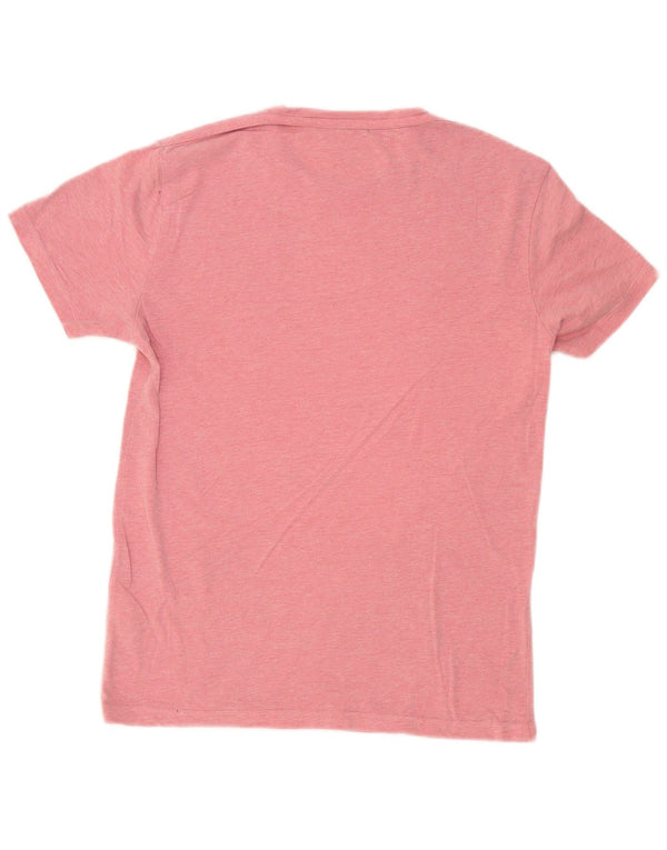 All Saints Mens Camiseta Regular Fit Top XS Algodão Rosa
