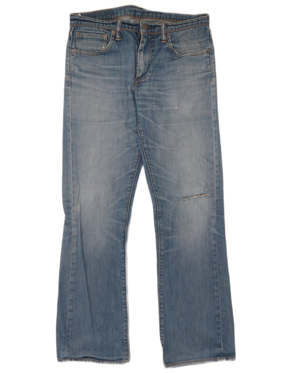 Levi's Masculino 507 Bootcut Jeans W32 L34 Azul Algodão
