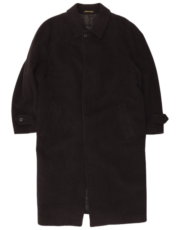 Sobretudo masculino Mario Valente IT 52 XL lã preta