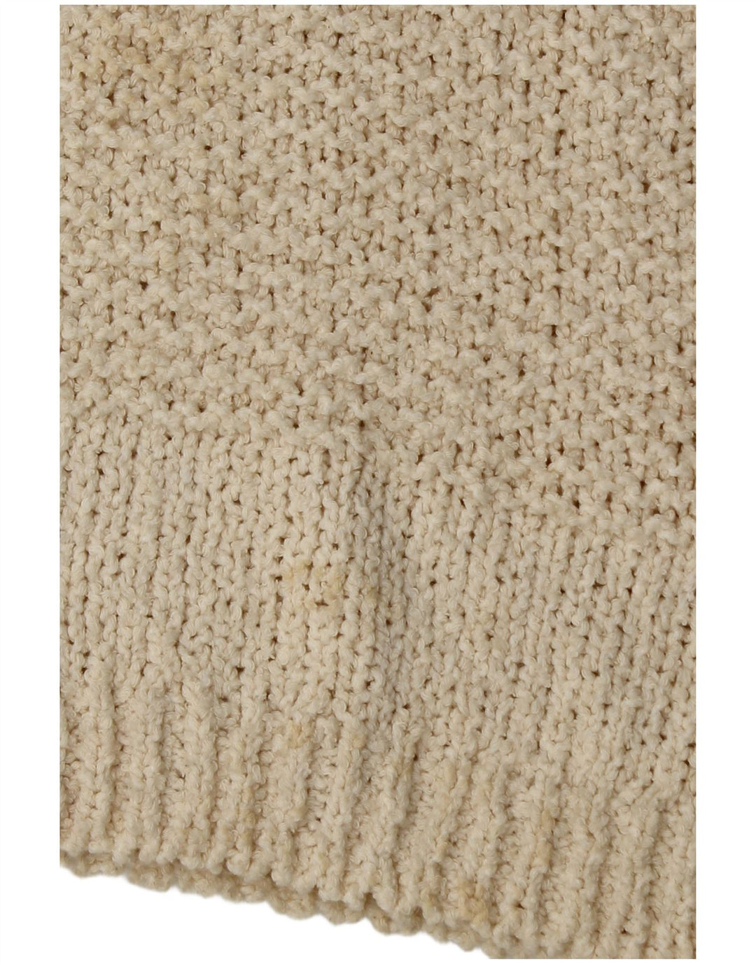 Topshop suéter feminino grande com gola de tartaruga Reino Unido 8 pequeno off white