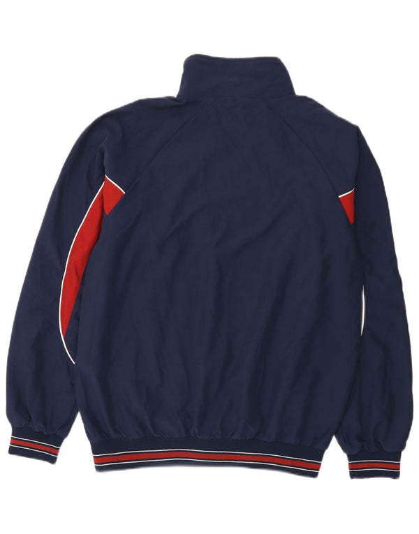Errea Mens Treino Top Jacket Grande Azul Marinho Colourblock Poliéster