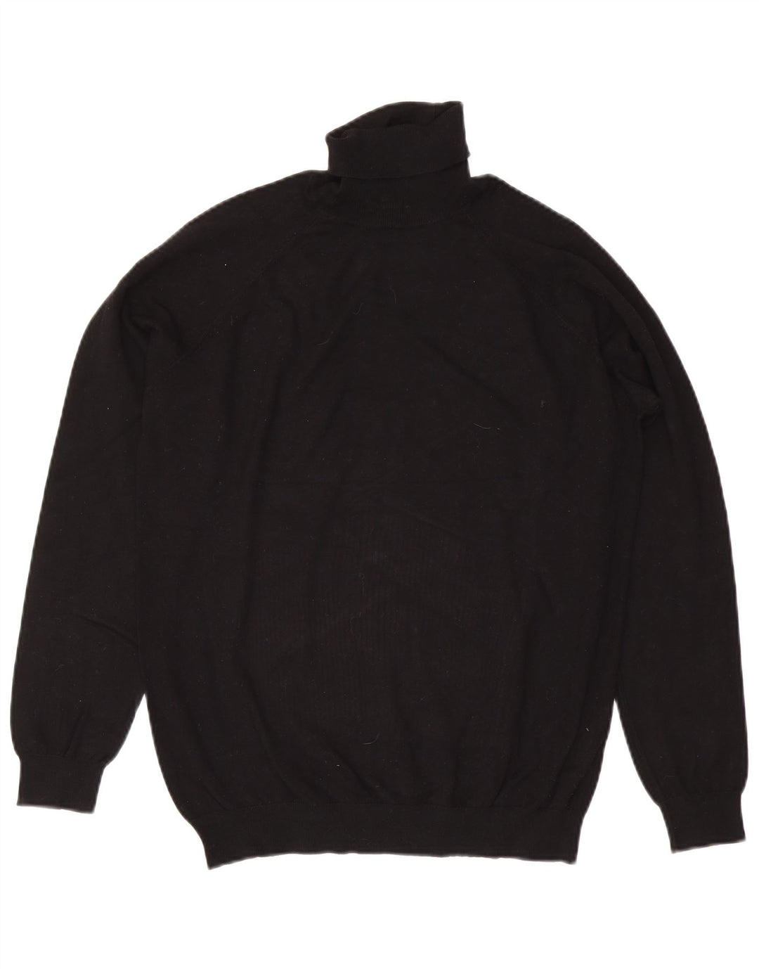 Suéter masculino Zara com gola redonda e viscose preta grande