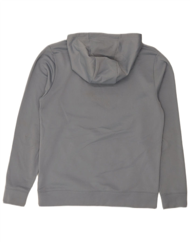 Suéter com capuz gráfico masculino The North Face pequeno cinza poliéster
