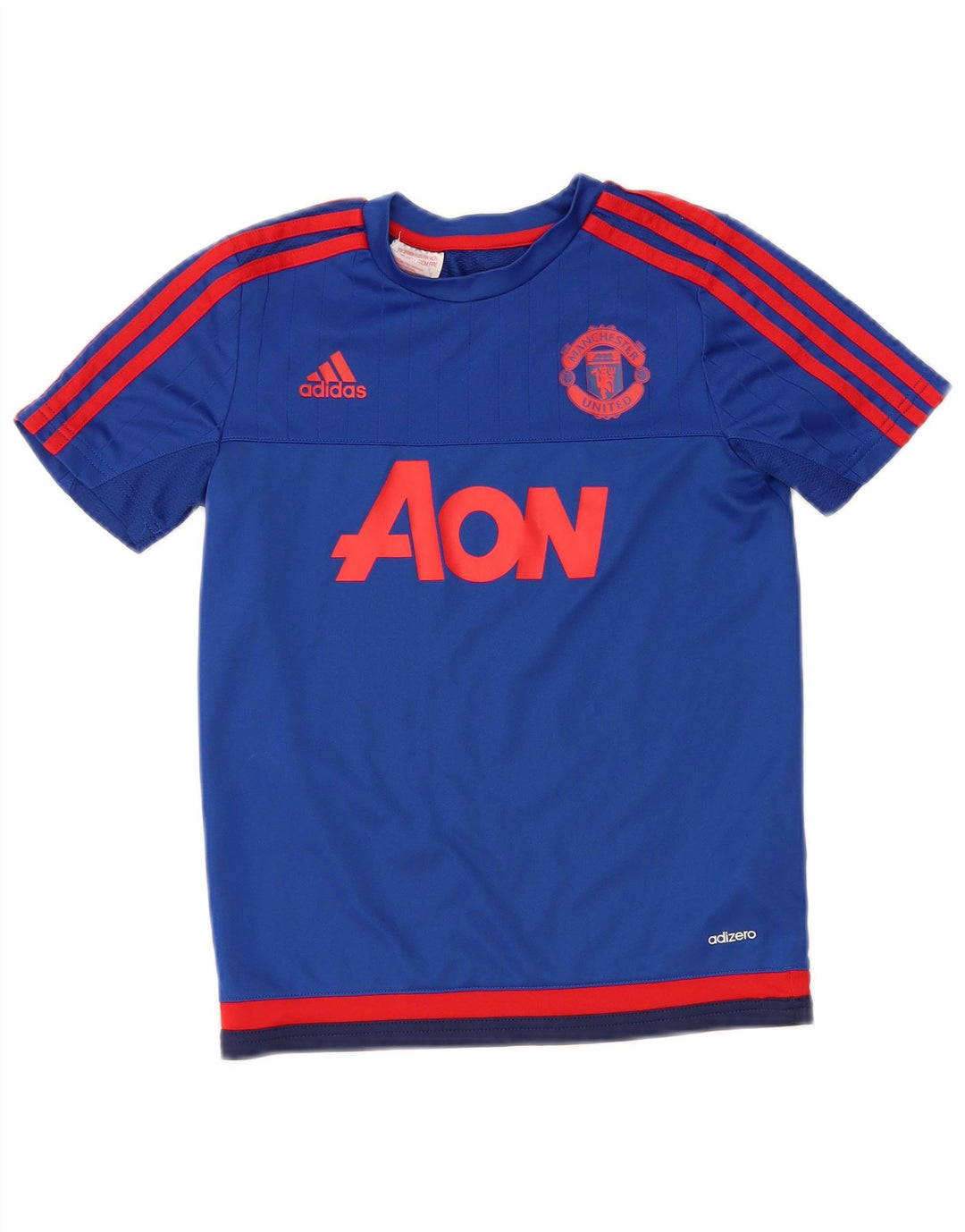 Camiseta Adidas Menino Manchester United Graphic 9-10 Anos Azul