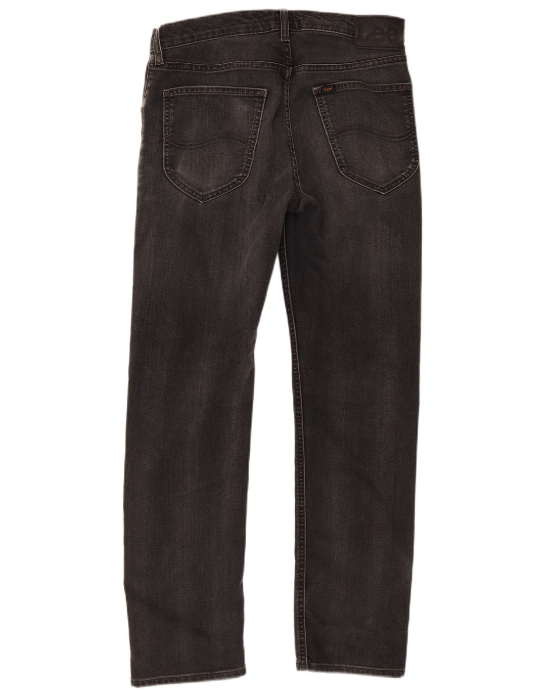 Lee Mens Daren Straight Jeans W31 L30 Algodão Cinza