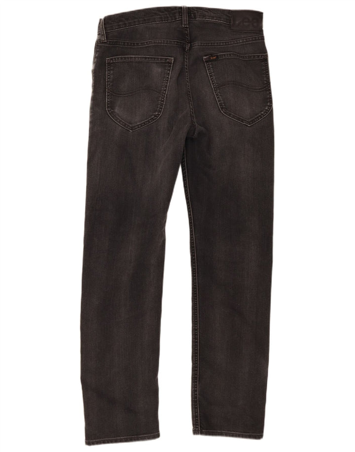 Lee Mens Daren Straight Jeans W31 L30 Algodão Cinza