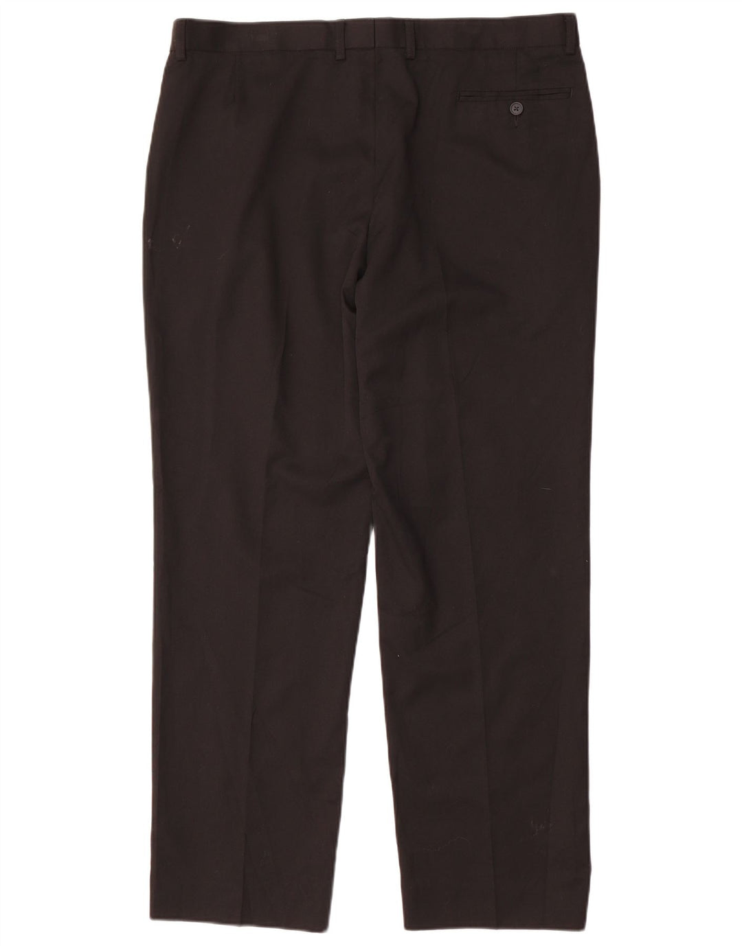 Calça Chino Masculina Marks & Spencer Regular Fit W38 L31 Poliéster Preto