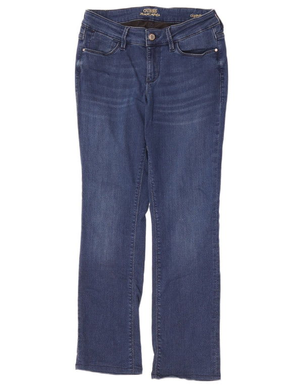 Guess Feminino Cigarette Slim Jeans W29 L28 Azul Algodão