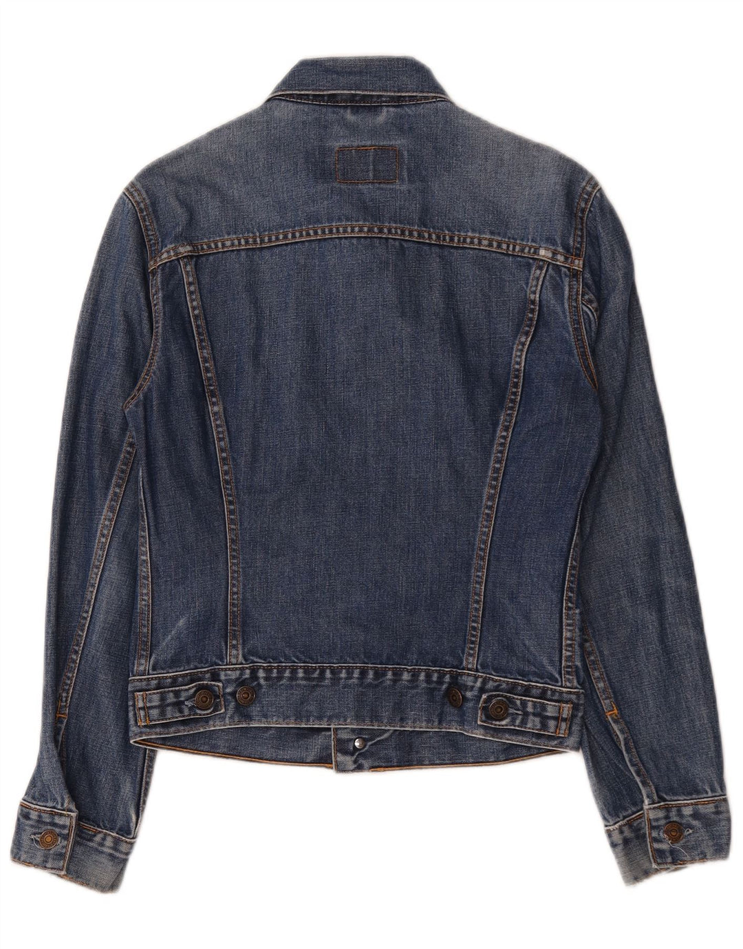 Jaqueta jeans feminina Levi's 11-12 anos algodão azul médio