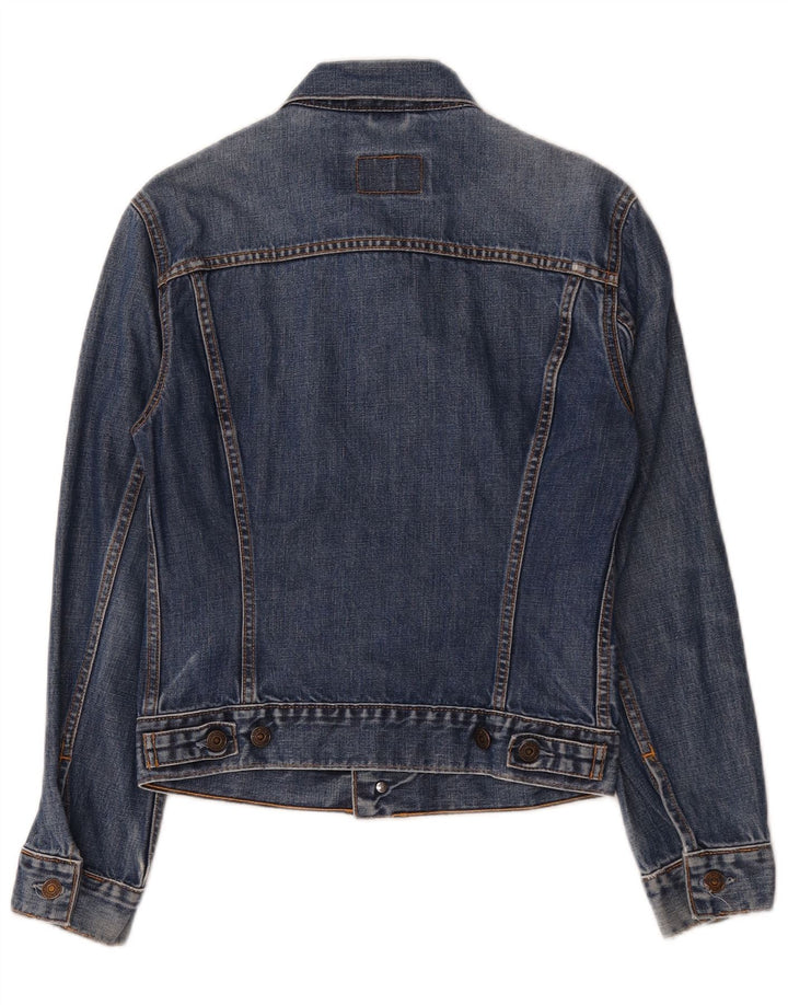 Jaqueta jeans feminina Levi's 11-12 anos algodão azul médio
