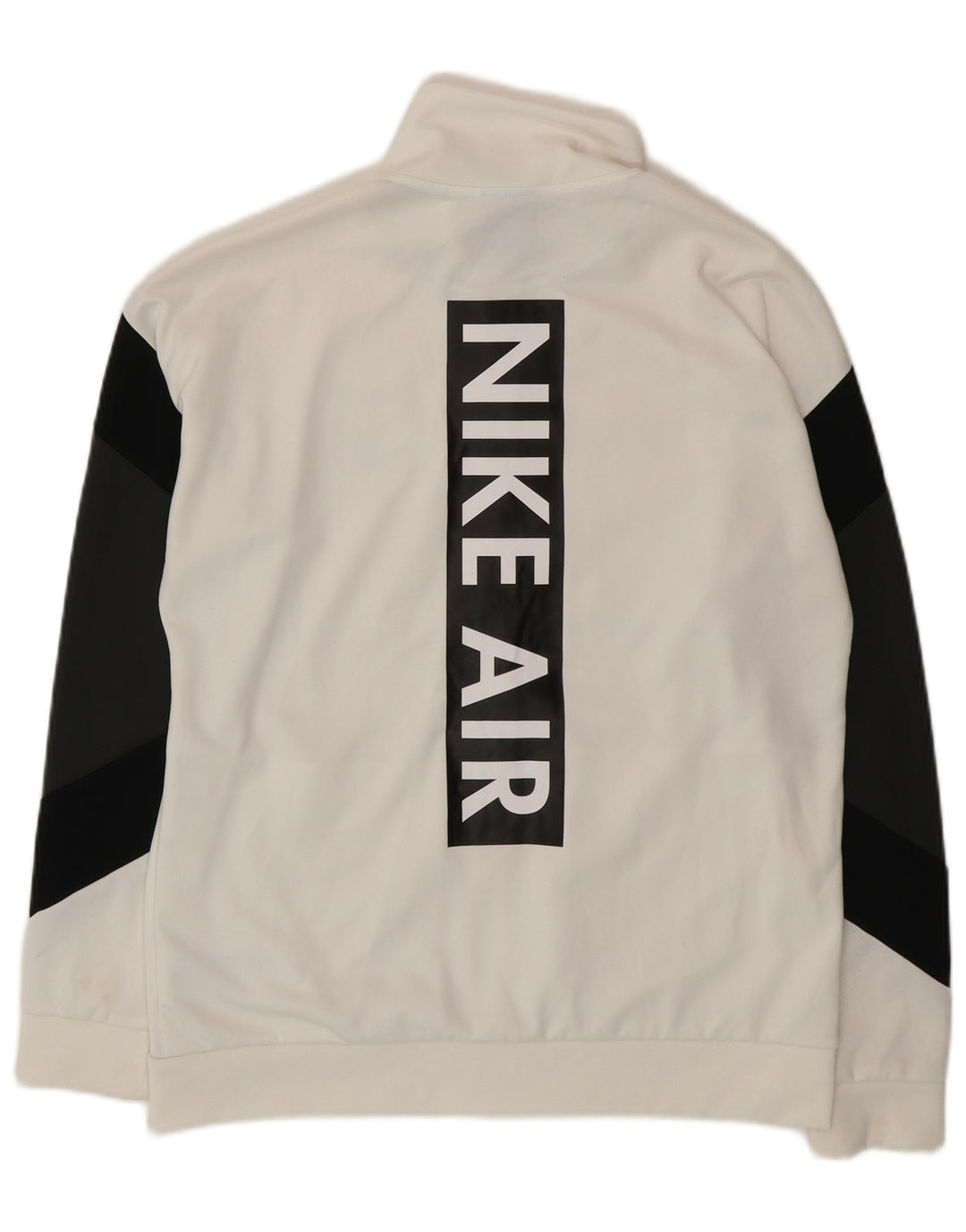 Jaqueta Nike Mens Graphic Tracksuit Top Médio Branco Colorblock Poliéster