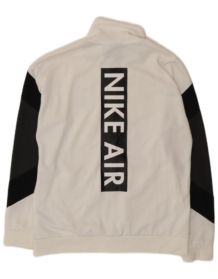 Jaqueta Nike Mens Graphic Tracksuit Top Médio Branco Colorblock Poliéster