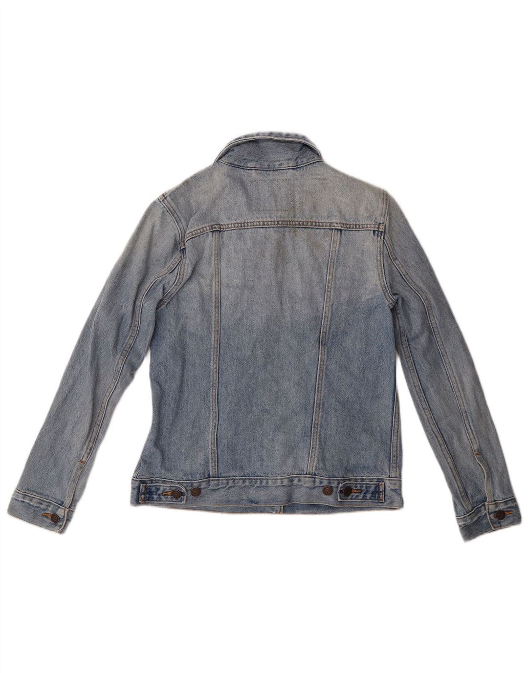 Jaqueta jeans feminina LEVI'S UK 10 algodão azul pequeno