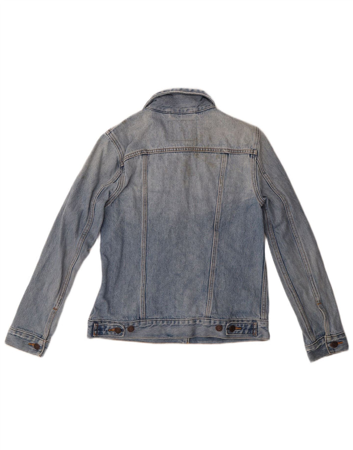 Jaqueta jeans feminina LEVI'S UK 10 algodão azul pequeno