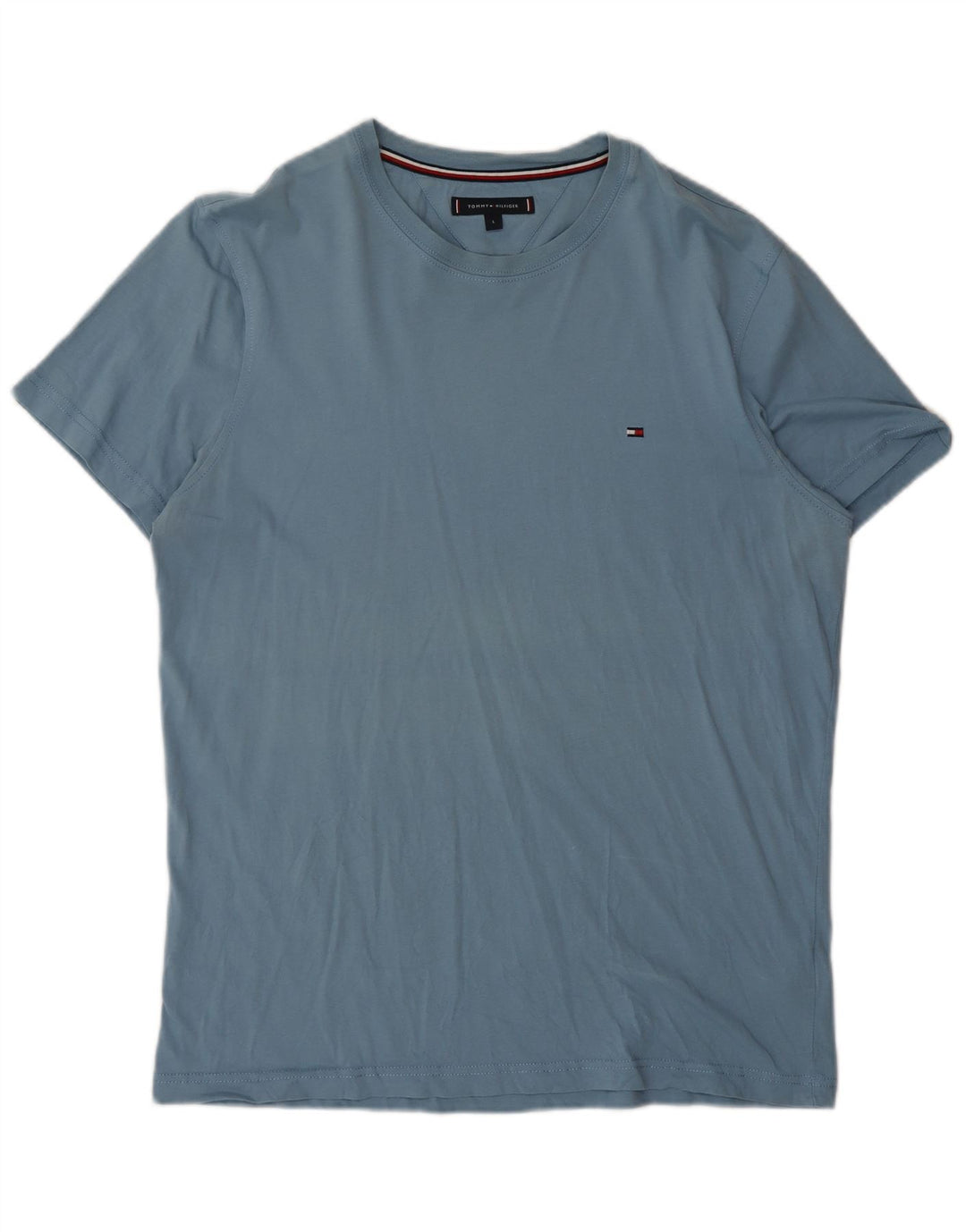Camiseta masculina TOMMY HILFIGER grande algodão azul