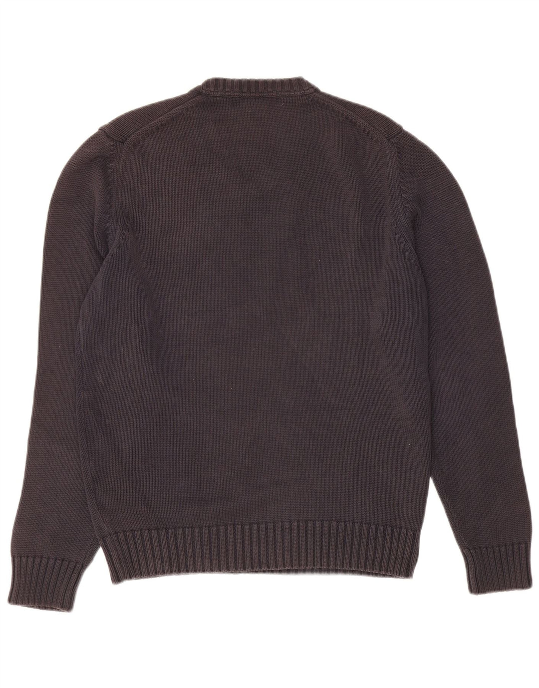 Suéter masculino Zara com decote em V médio azul marinho