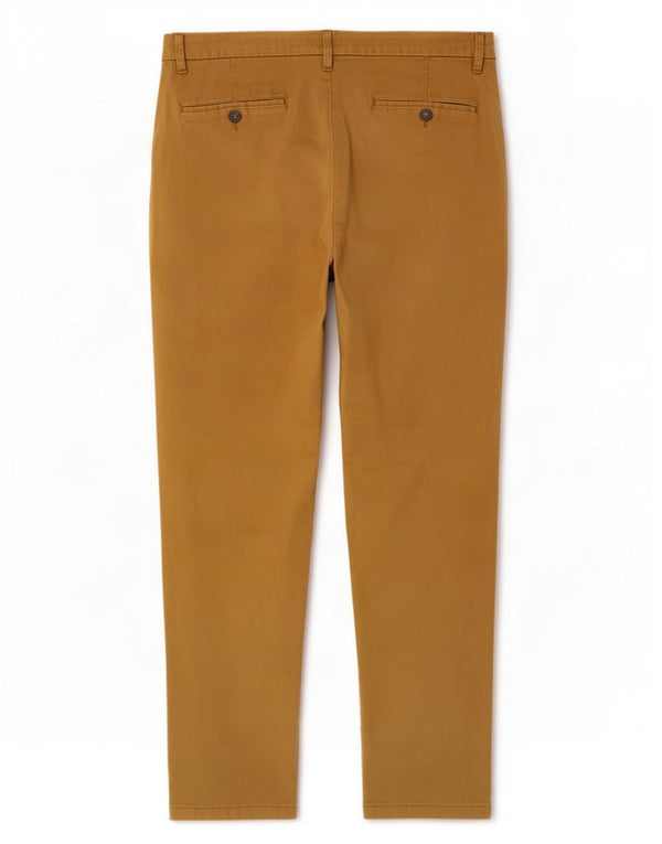 Calça Chino Masculina Slim Marks & Spencer W36 L31 Algodão Marrom